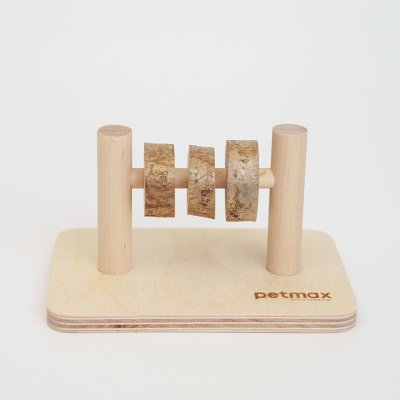 Petmax Игрушка интерактивная для попугаев IQ-accounts, 10x7х10 см