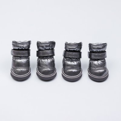 Petmax Ботинки-дутики для собак, 1, графит