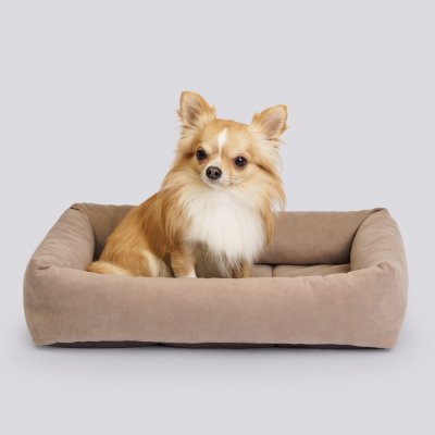 RURRI Лежак для собак и кошек Балу, 50х35х11,5 см, коричневый