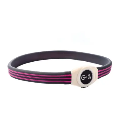 Rungo Ошейник силиконовый для собак, обхват шеи 65 см, ширина 2,5 см, черный