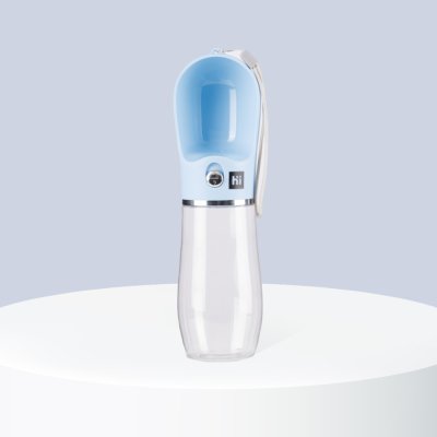 HiPet Бутылка для воды для кошек и собак, 550 мл, голубой