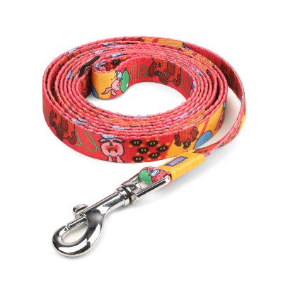 Triol Поводок нейлоновый для собак Большой секрет Союзмультфильм, S, 15 мм, 200 см, красный