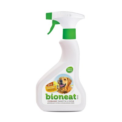 Bioneat Средство для дезинфекции и устранения запахов мест содержания собак, 500 мл