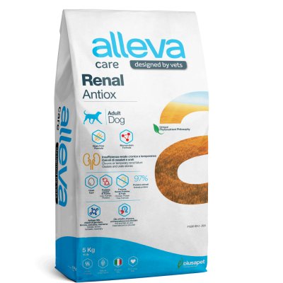 ALLEVA Care Adult Renal Antiox Сухой диетический корм для собак, с куриным яйцом, 5 кг