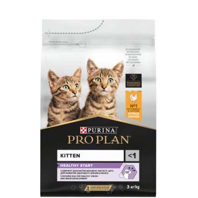 ProPlan Renal Plus Сухой корм для поддержания здоровья почек у взрослых кошек, с высоким содержанием курицы, 3 кг