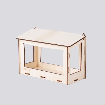 Petmax Кормушка уличная оконная для мелких птиц, 20х9х15 см