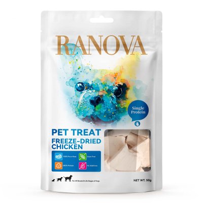 Лакомство для собак RANOVA сублимированное Курица, 50г