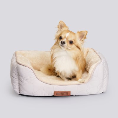 RURRI Лежак Стежка для кошек и собак мелких пород, 50х37х17 см, серый