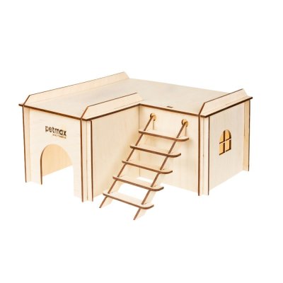 Petmax Дом для грызунов угловой сборный