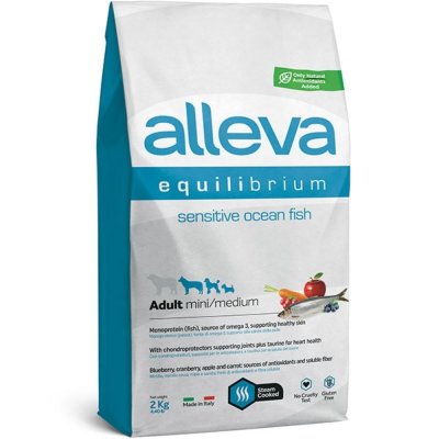 Корм для собак Alleva Equilibrium Sensitive для мелких и средних пород, океан.рыба сух. 2кг