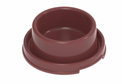 Миски PETSHOP Миска пластиковая, коричневая (2.430 мл)