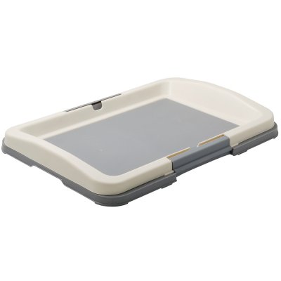 Туалет для собак ZOO ONE Японский стиль 47х34х6см малый (серый)