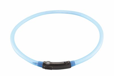 Ошейники, шлейки Hunter Hunter светящийся ошейник, 20-70 см голубой (20-70 см)