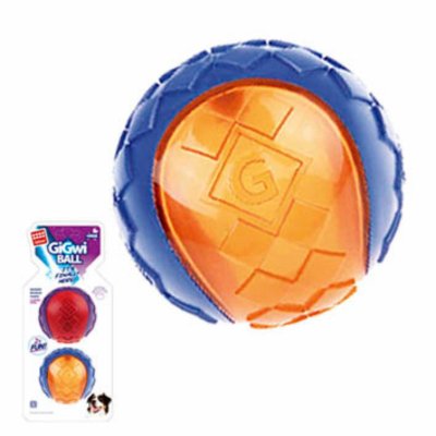 Игрушки GiGwi Игрушка два мяча с пищалкой, резина (158 г)