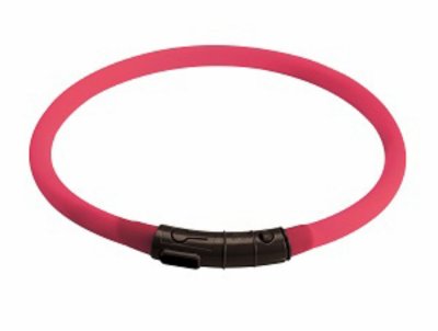 Ошейники, шлейки Hunter Hunter cветящийся шнурок на шею, 20-70 см, розовый (20-70 см)