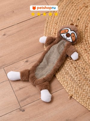 Игрушки PETSHOP Игрушка для кошек и собак шуршащая "Ленивец", 53 см (53 см)