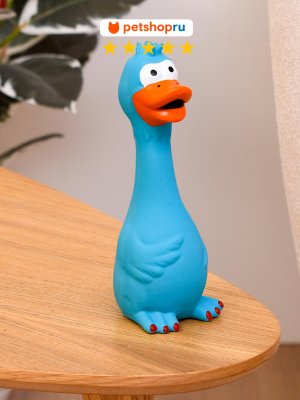 Игрушки PETSHOP Игрушка для собак из латекса "Кукарекушка", 19 см (19 см)