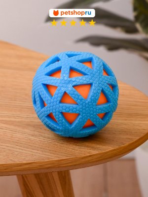 Игрушки PETSHOP Игрушка для собак мяч "Спринт", TPR, винил, 7,5 см (7,5 см)