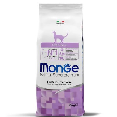 Monge Sterilized Сухой корм для стерилизованных кошек, с курицей, 10 кг