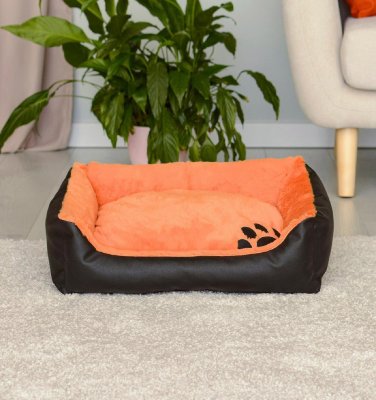 Лежаки Yami Yami лежаки Лежак прямоугольный пухлый, рыжий (M)