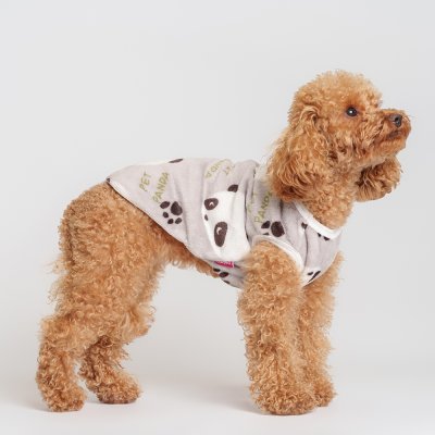 Petmax Толстовка с пандой для кошек и собак, XL, серая