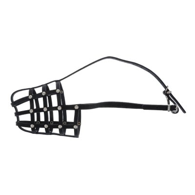 Аркон Намордник для собак из кожи, обхват морды 28 см