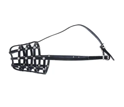 Аркон Намордник для собак из кожи, обхват морды 30 см