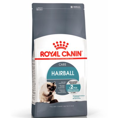 Royal Canin Hairball Care Сухой корм для взрослых кошек для профилактики образования волосяных комочков в ЖКТ, 10 кг