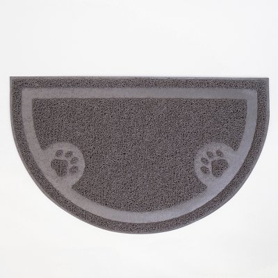 RURRI Коврик под кошачий туалет, 60x36 см, серый