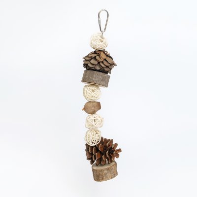 Petmax Игрушка для птиц из натуральных материалов, 29х5 см