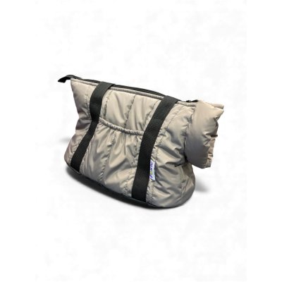 Сумка-переноска для животных Foxie Prime extra 43х27х22см мягкая серо-коричневая