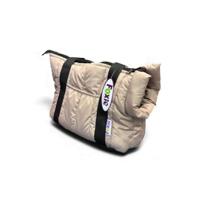 Сумка-переноска для животных Foxie Prime extra 43х27х22см мягкая холодный беж