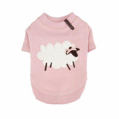 Одежда Pinkaholic Футболка с аппликацией "Овечки-облачка", розовый (L)