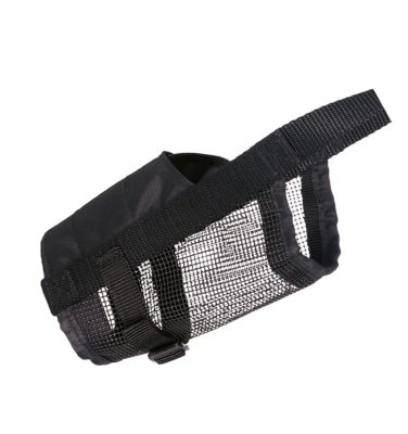 Ошейники, шлейки Trixie Намордник для собаки, нейлон с сеткой (№4)