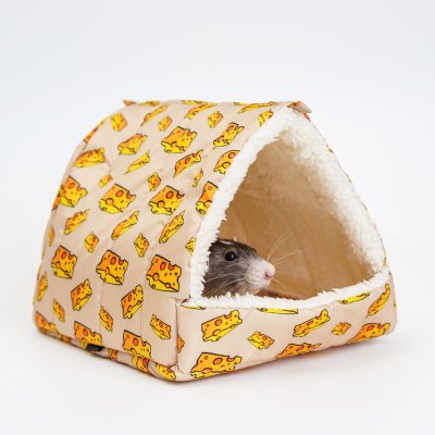 Petmax Домик для грызунов Фьюжен, 19х18х15 см