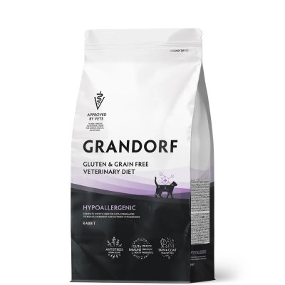 Grandorf Hypoallergenic Сухой корм для кошек с пищевой аллергией или непереносимостью, 400 гр.
