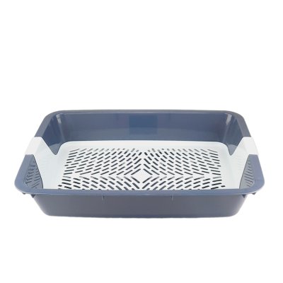 Dogman Туалет большой для кошек, 31х41х7,5 см, темно-серый