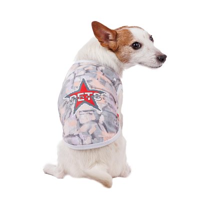 Petmax Футболка для собак, M, фиолетовая со звездой (унисекс)