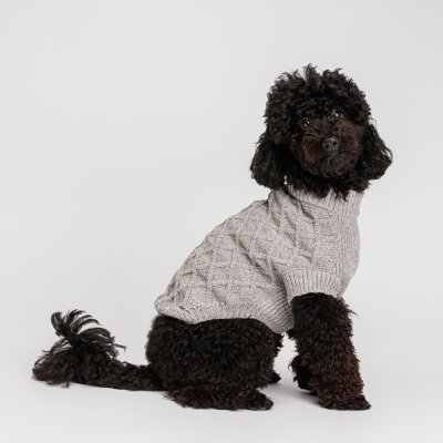 RURRI Свитер из шенилла для кошек и собак, 2XL, серый