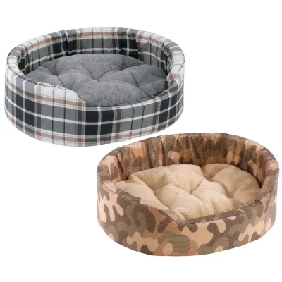 Ferplast Лежак меховой для кошек и собак мелких пород Дэнди 55, 55х41х15 см, цвет в ассортименте