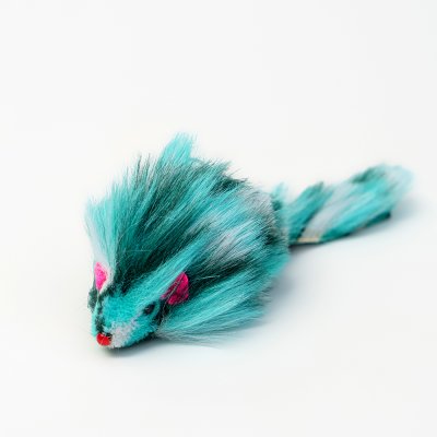 Petmax Игрушка для кошек Мышка цветная, 16,5 см