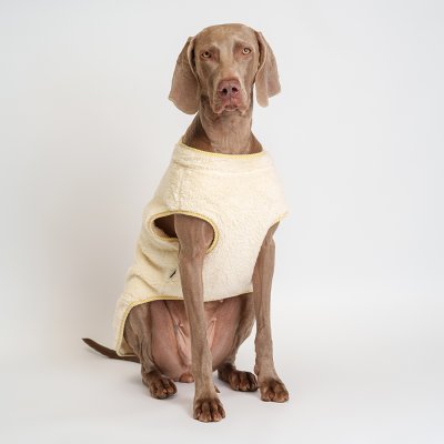 RURRI Жилетка-пальто на замке для собак, 5XL, желтый