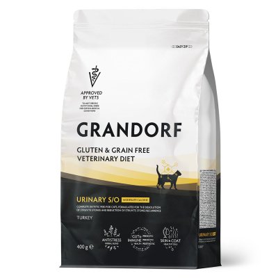 Корм для кошек GRANDORF VET ERINARY DIET Cat Urinary S/O Moderate Calorie сух. 400г