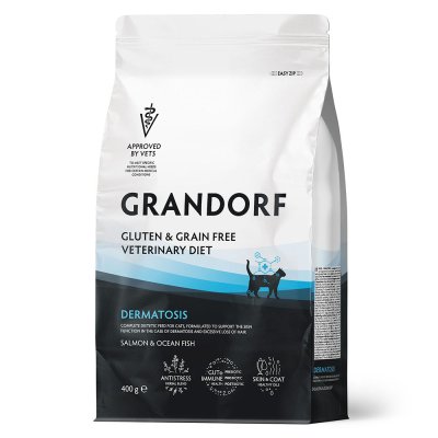 Корм для кошек GRANDORF VET ERINARY DIET Cat Dermatosis сух. 400г