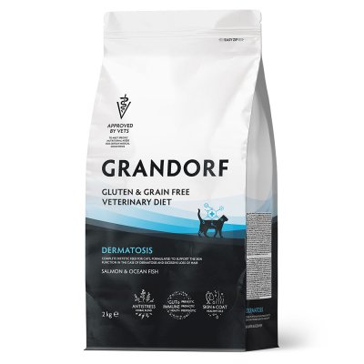 Корм для кошек GRANDORF VET ERINARY DIET Cat Dermatosis сух. 2кг