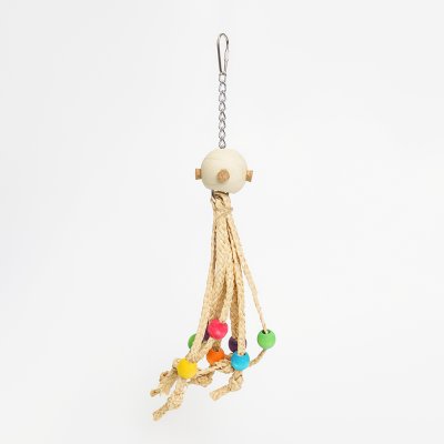 Petmax Игрушка для птиц Осьминожка, 30х7 см