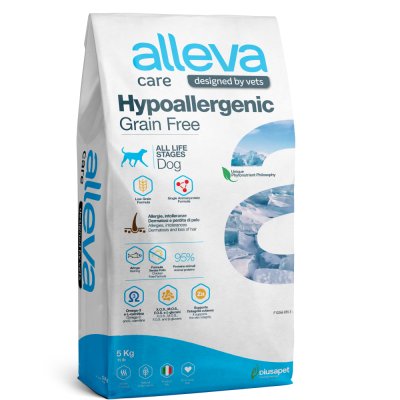 ALLEVA Care Hypoallergenic Grain Free Сухой беззерновой гипоаллергенный корм для собак, 5 кг