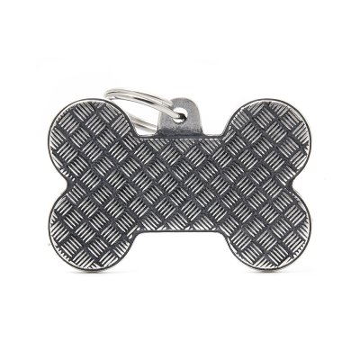 My family Адресник для собак и кошек Косточка Платформа, 3,1х4,8 см