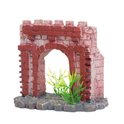 Aquafantasy Украшение для аквариума Арка кирпичная, 9х5,4х7,5 см