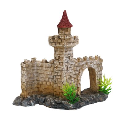 Aquafantasy Украшение для аквариума Арка с башней, 11х7,2х10,5 см